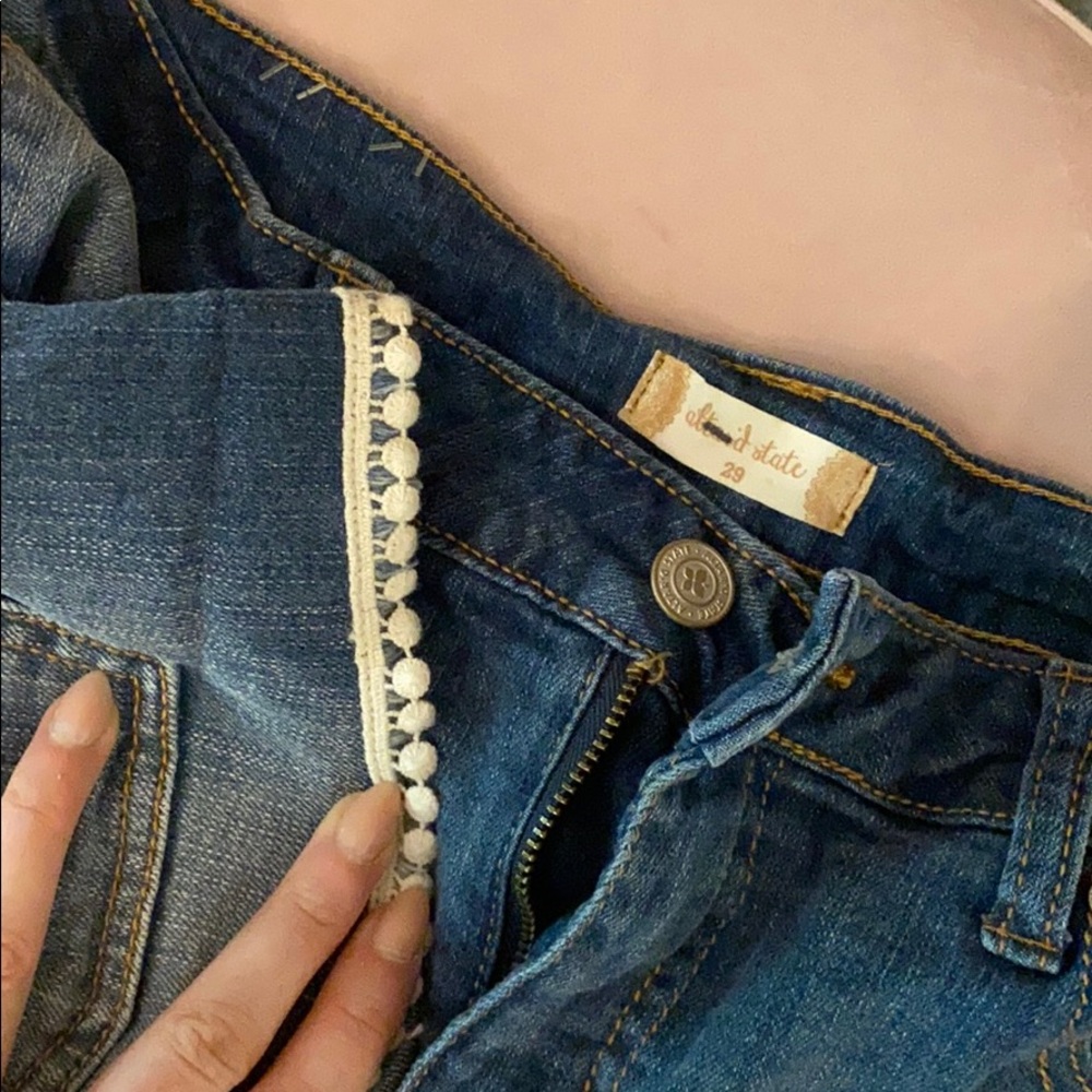 Altar’d State short shorts with fringe detail